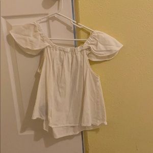 Off the shoulder white top - Madewell brand